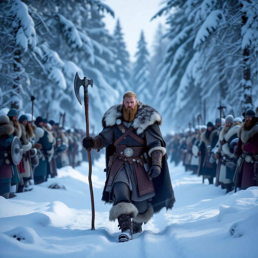 Viking Ambush in the Woods: Olaf's Last Stand