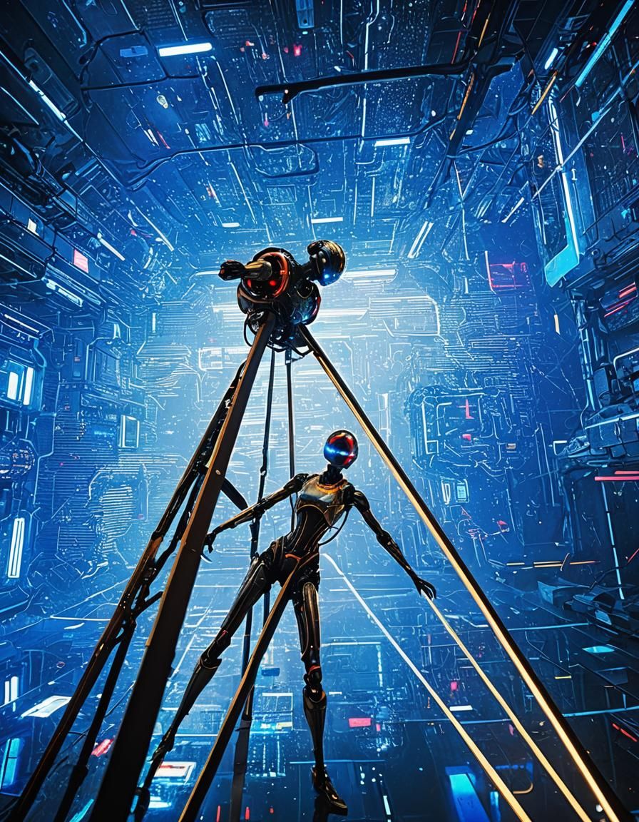 Cyberpunk Fembot Scientists Make Historic Contact with Dista...