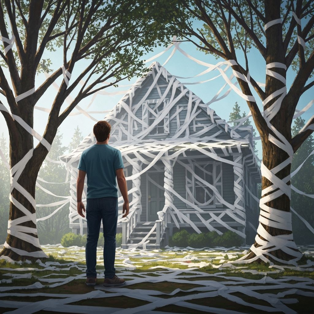 Homeowner's Chaotic Toilet Paper Nightmare