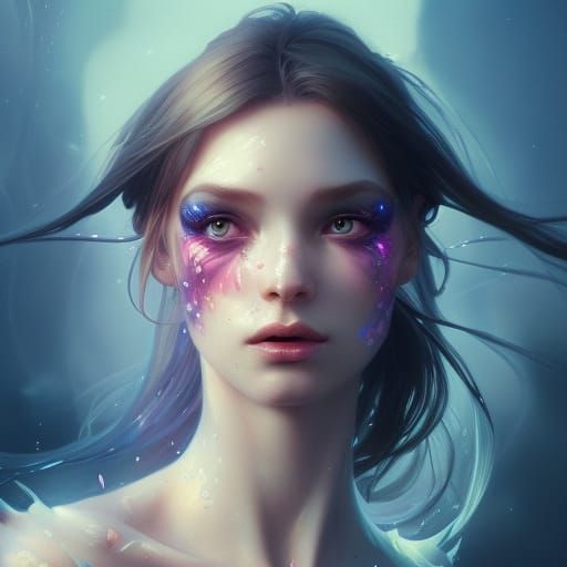 Detailed Fairy Pixie Portrait in Digital Art Style