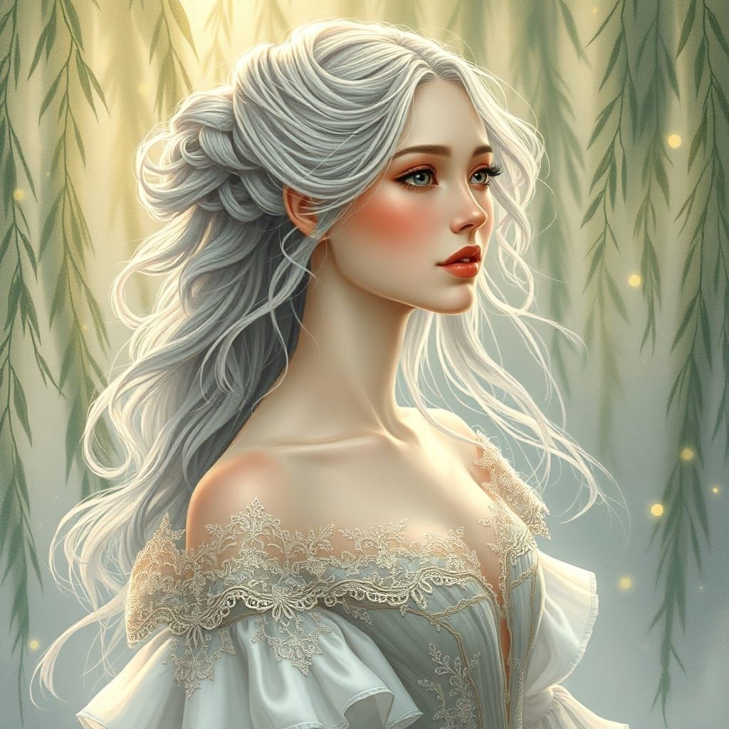 Creative Digital Artwork of a Beautiful Woman