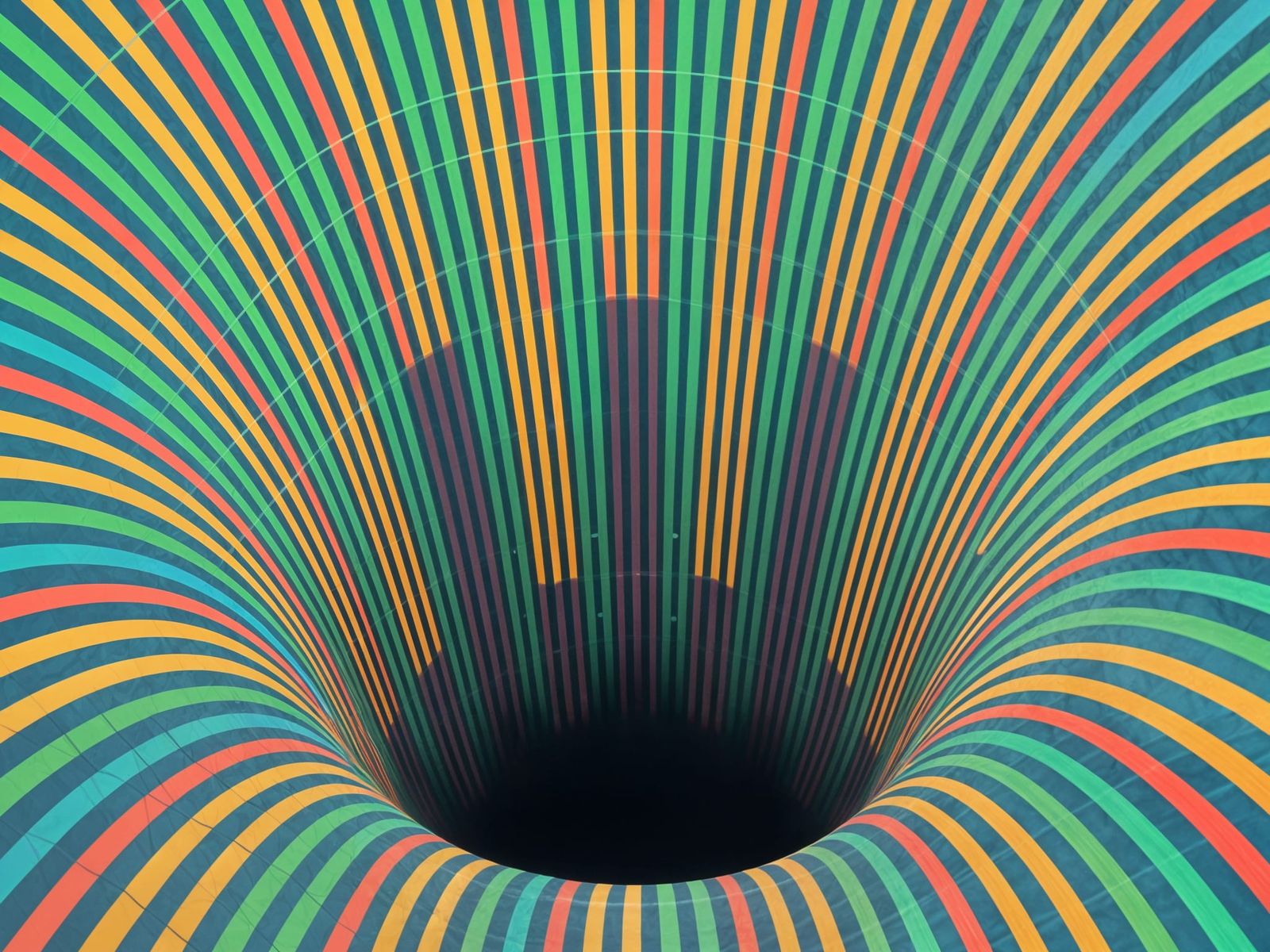 AI Visualisation of Spacetime Warping Near Black Hole