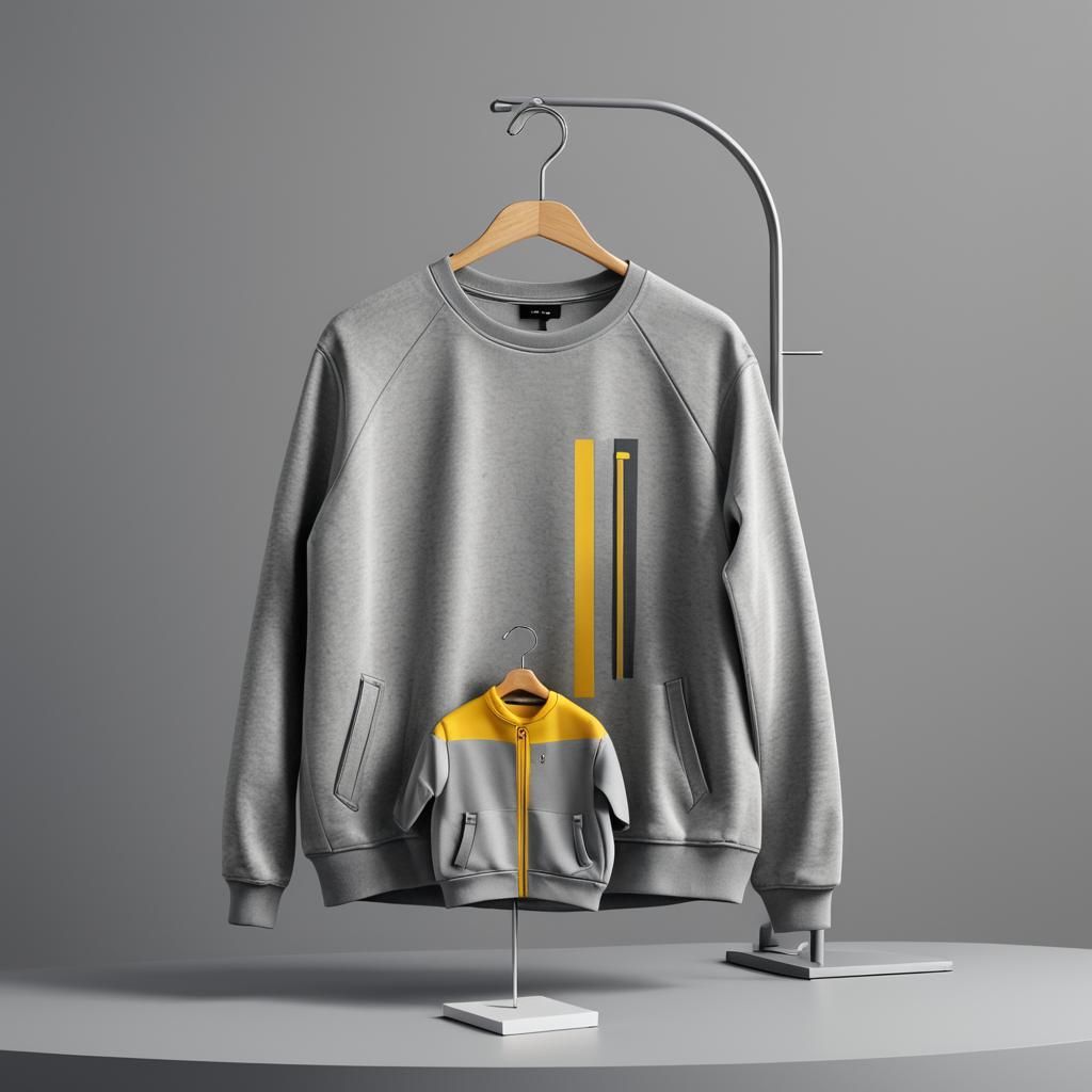 Vibrant 3D Vector Apparel Product Showcase