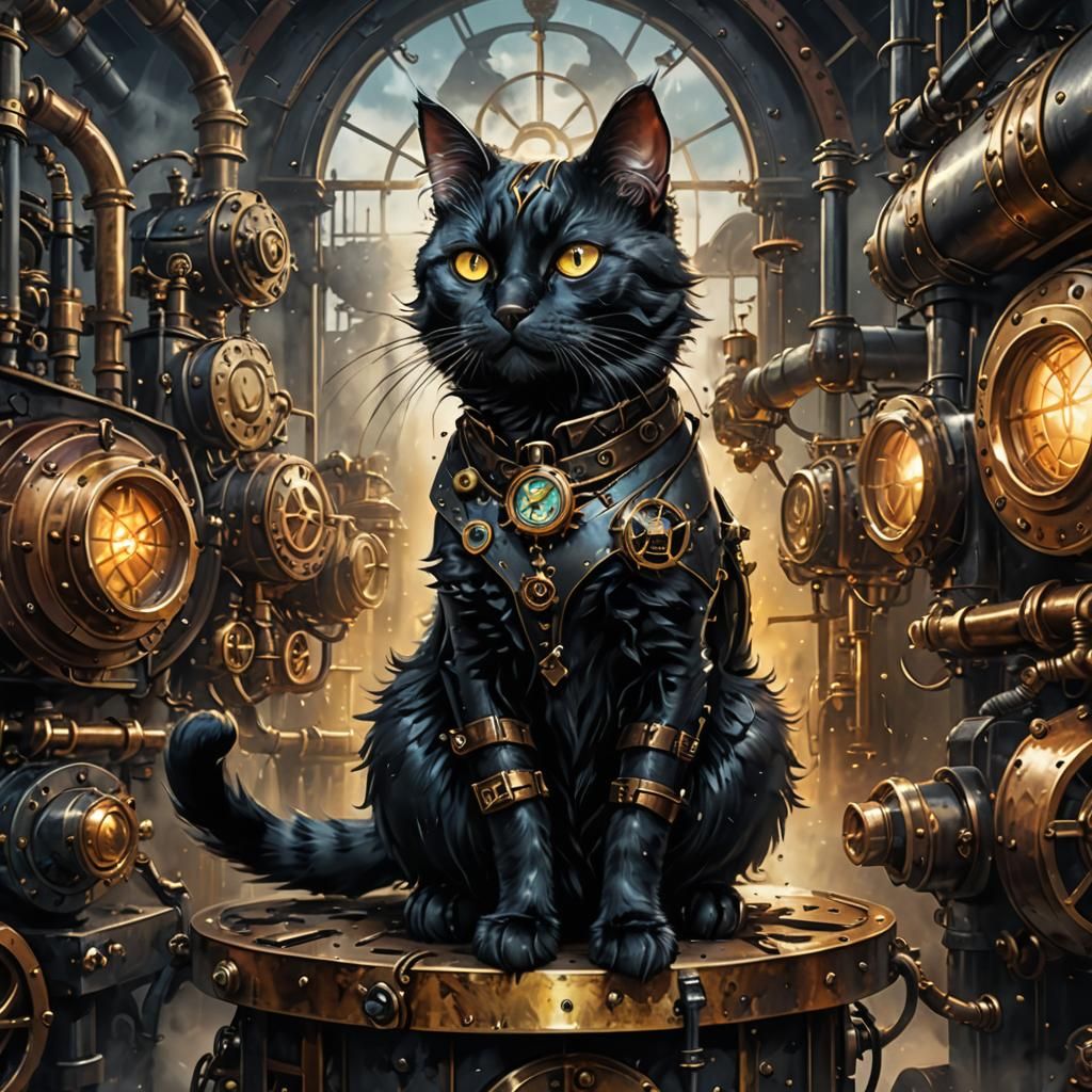 Cat - Steampunk