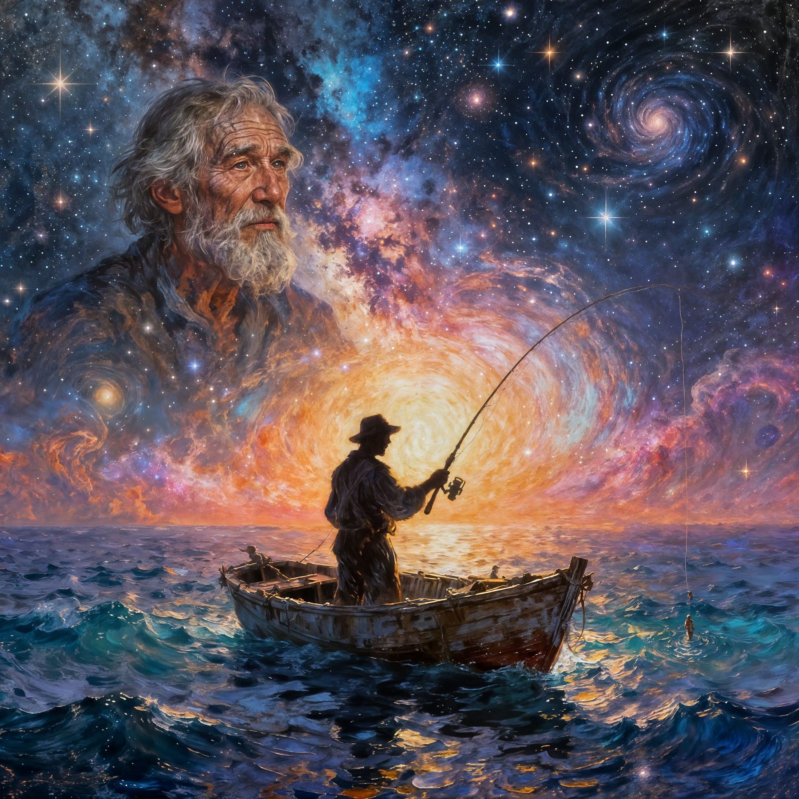 We always went fishing with my father...