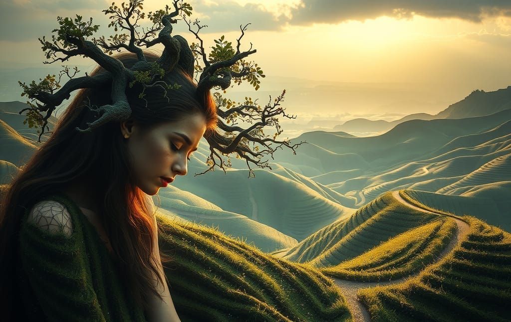 Surreal Autumn God Reveals Winter Landscape