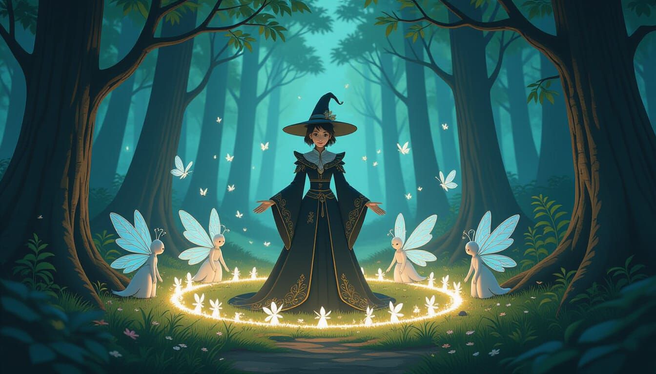 Mystical Fairy Pact in Enchanted Woods