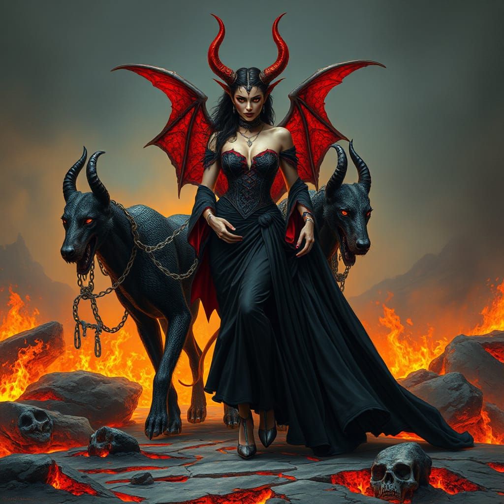 Majestic Hell Queen Reigns Supreme in Purgatory