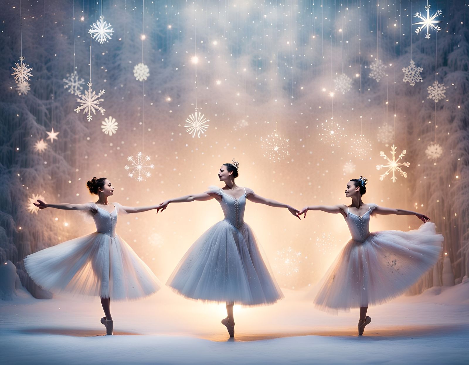 Characters from the Nutcracker ballet
