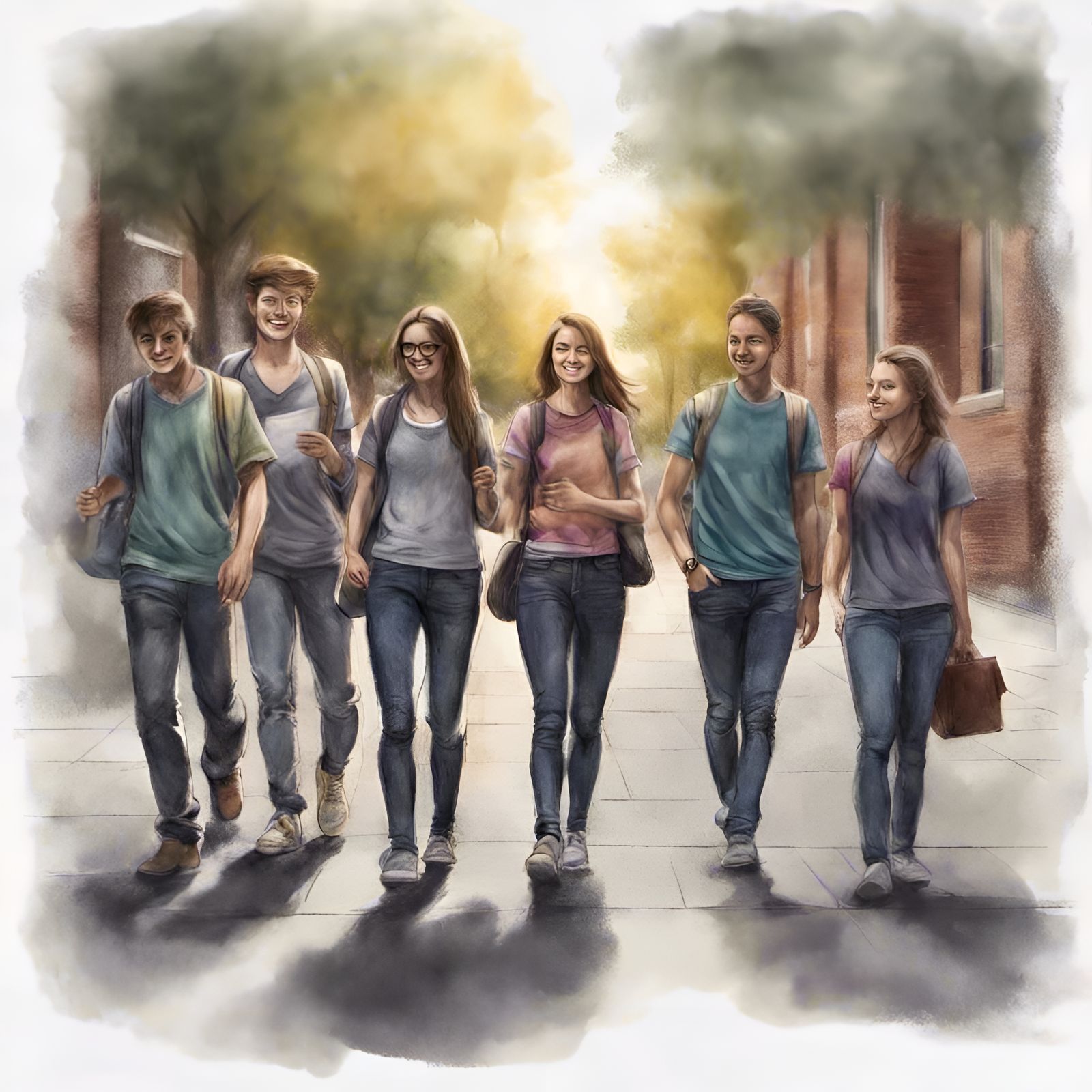 First Day of College