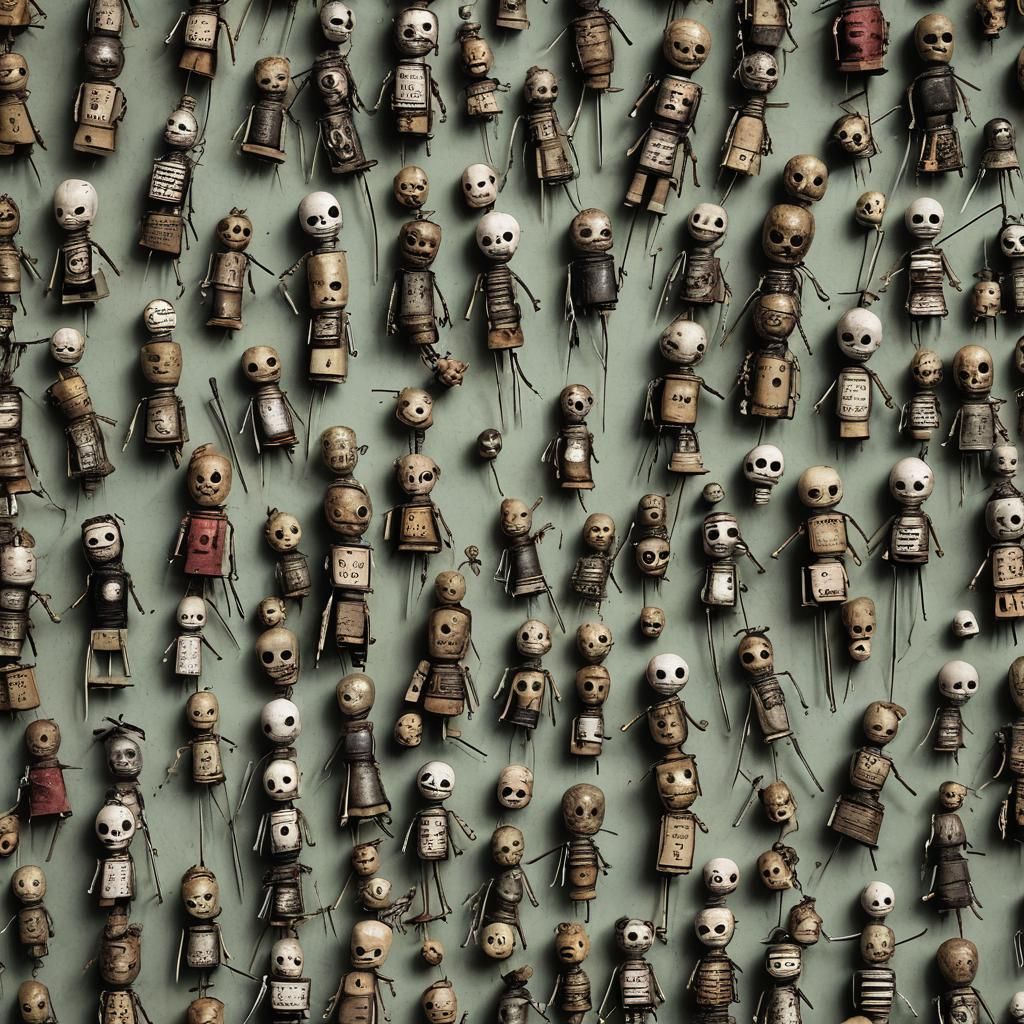 Voodoo Dolls: A Pinned Reflection of Sins