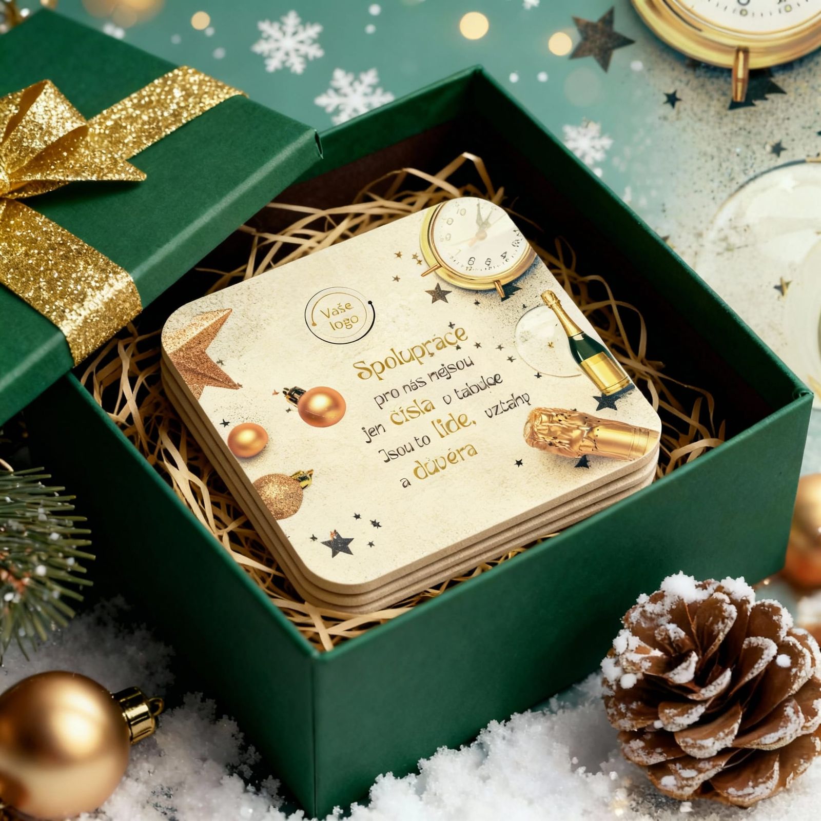 Coasters in a Box: AI Art