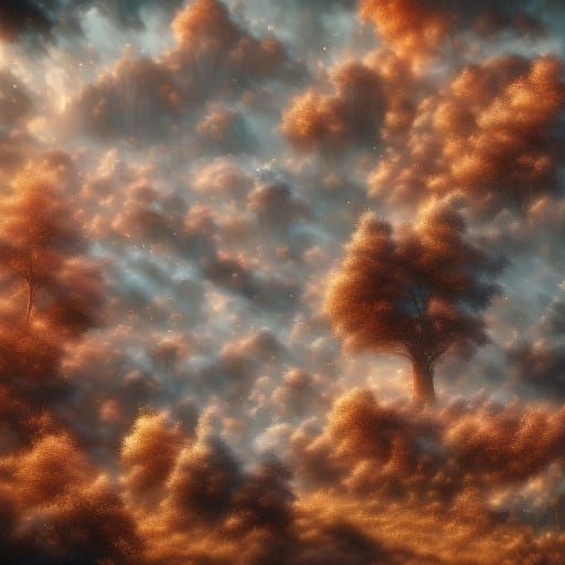 Person in Golden Landscape, 3D Game Cinematic