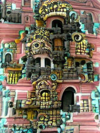 Baroque aztec fantasy building