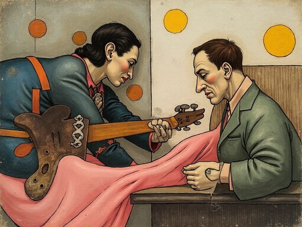 Surrealist Art of Dreamlike Music Lessons