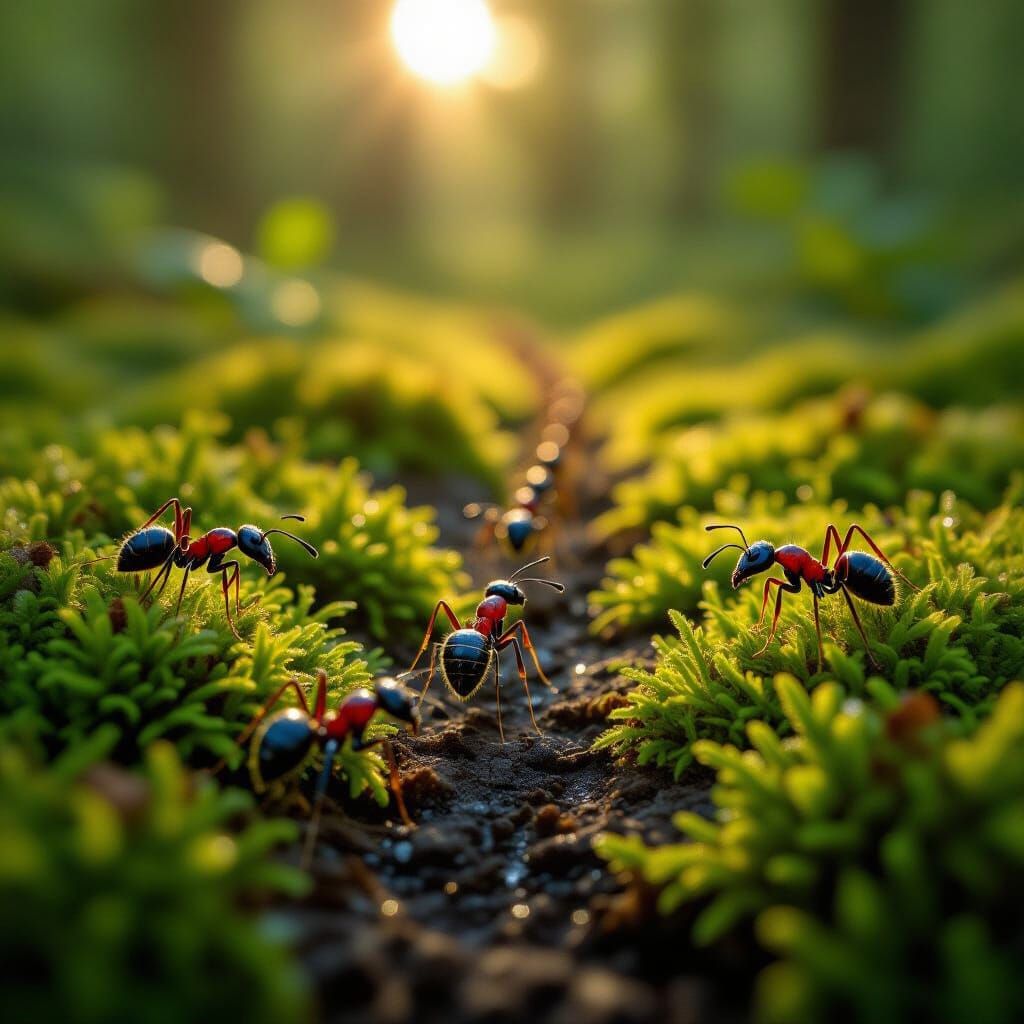 Ants on Forest Floor: Macro Photography in National Geograph...