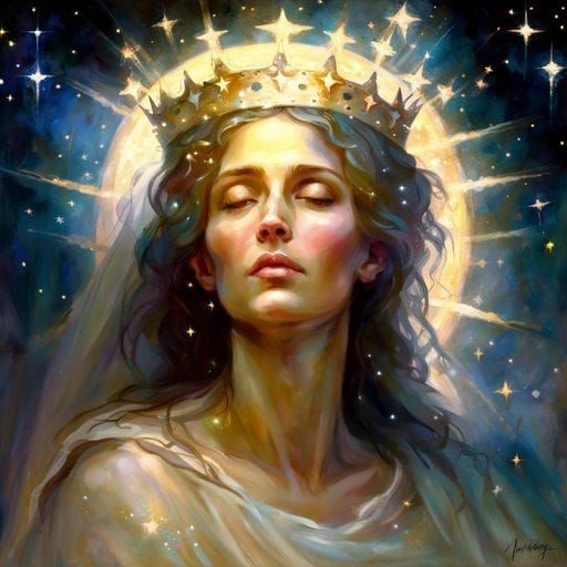 Virgin Mary with Celestial Crown