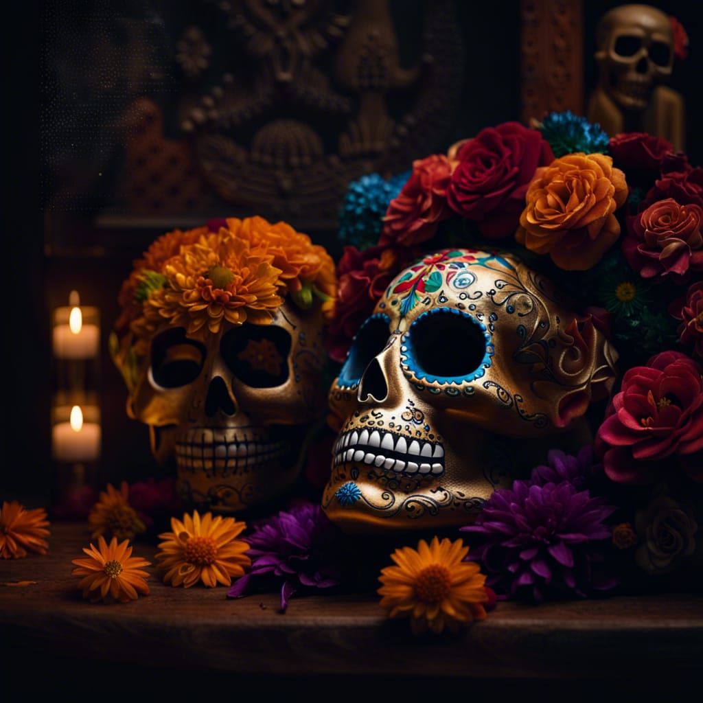 Día de los Muertos in Cinematic Lighting
