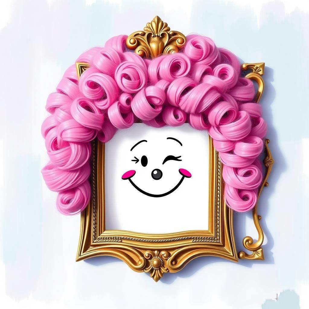 AI Generated Image of Text "Wig Fun"