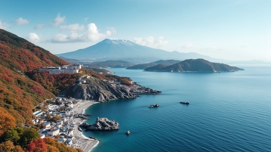 Mount Fuji Over Lake Kawaguchiko in Hyper-Realistic Style