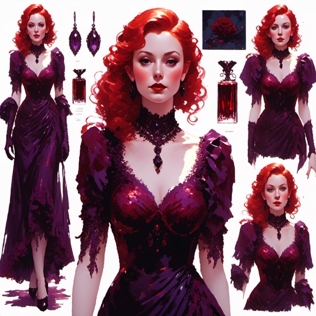 Jessica Rabbit in Warm, Luminous Digital Painting