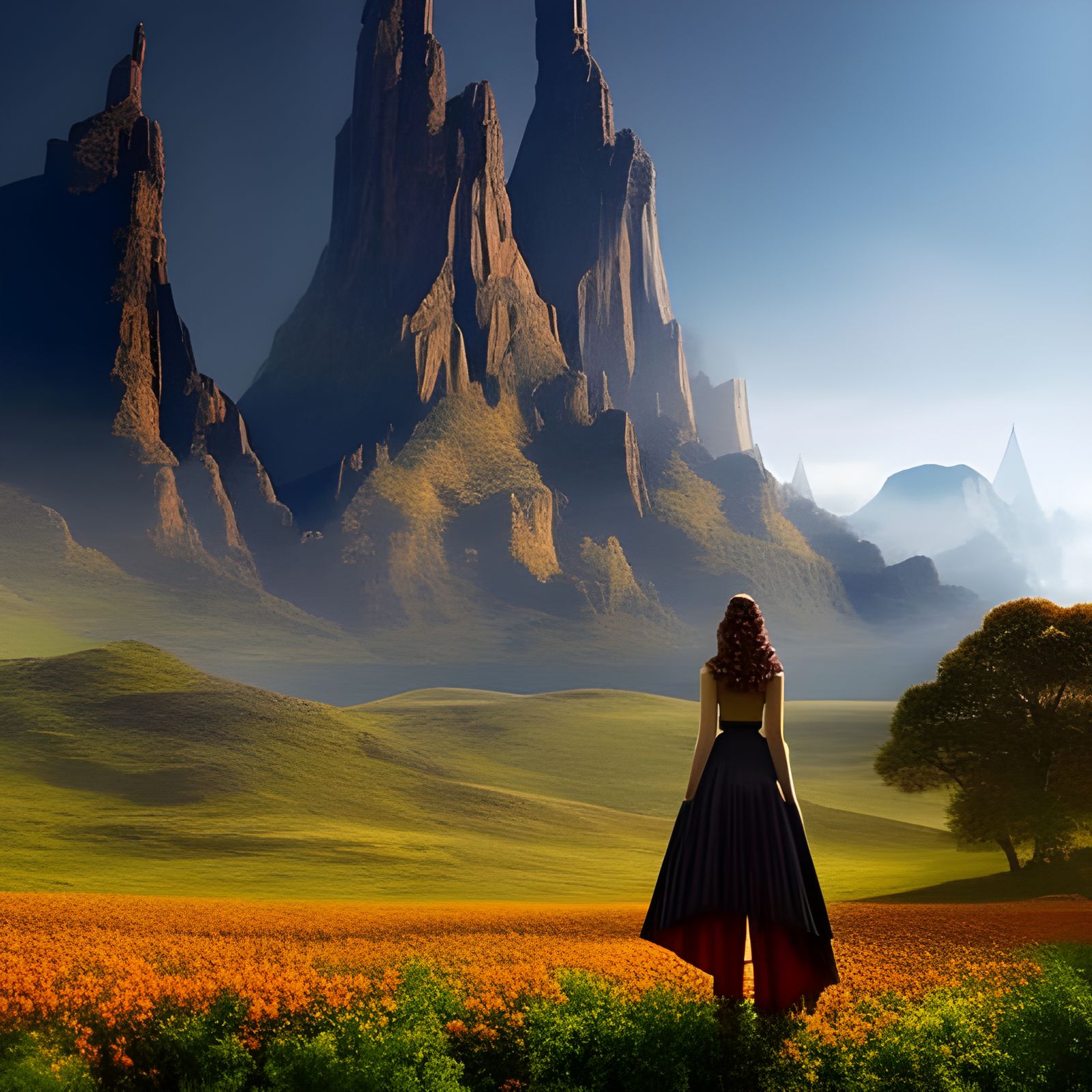 Daily Challenge - Fantasy Landscapes