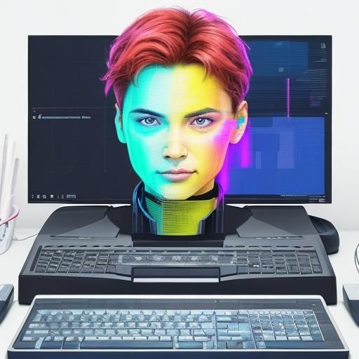 WCAG Compliance Tester in Neon Digital Art