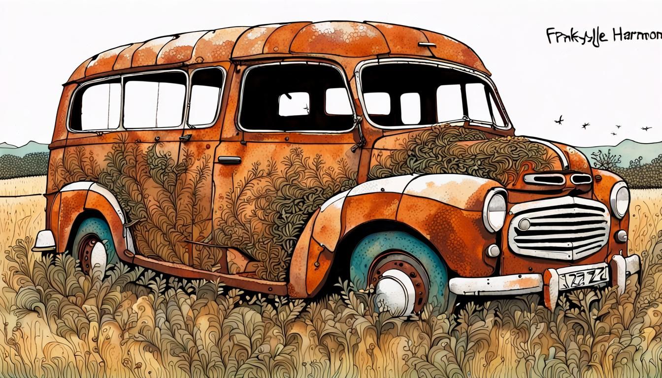 Rusted Bedford Finds Solace in Nature's Embrace