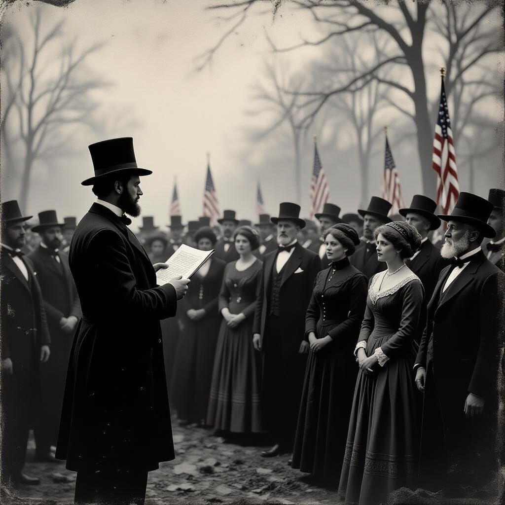 Lincoln's Gettysburg Address: Vintage Silent Film