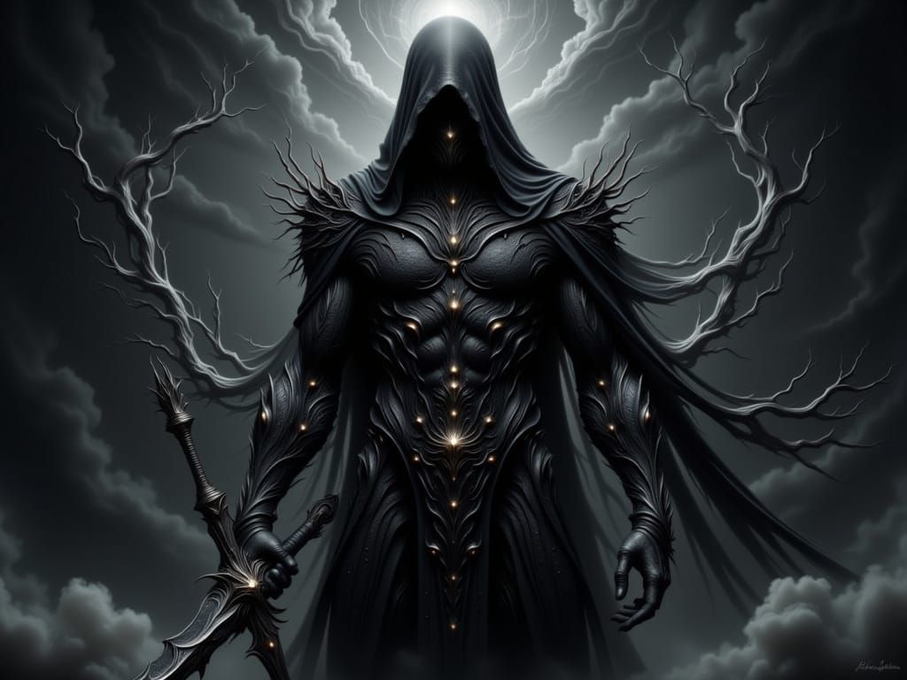 Abyss is a tall, muscular man with his clothing a living par...