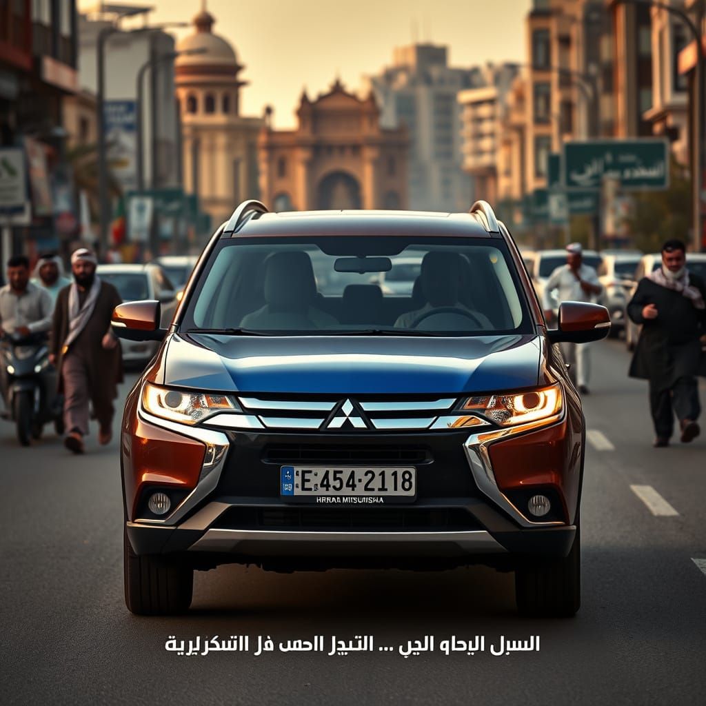 Israeli Car Drives Through Tehran: Hyperreal Photo