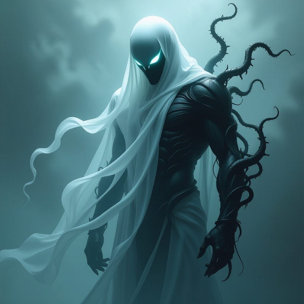 Ethereal Yūrei Fused With Venom Symbiote