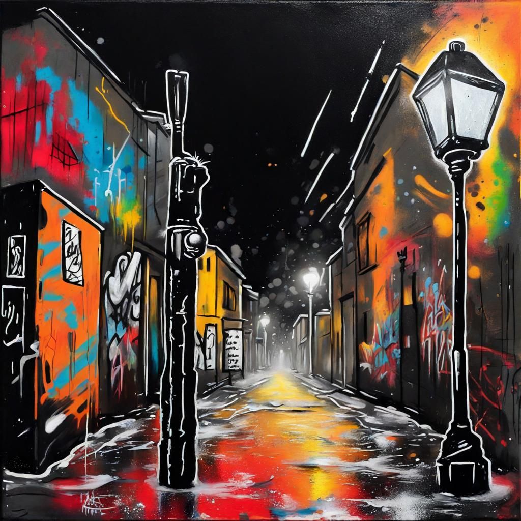 Streets of Cheese: Graffiti Art in Polychromatic Style