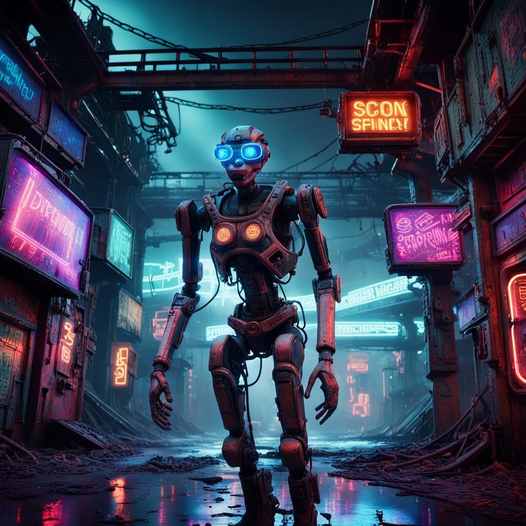 Animatronics Uprising in Abandoned Theme Park