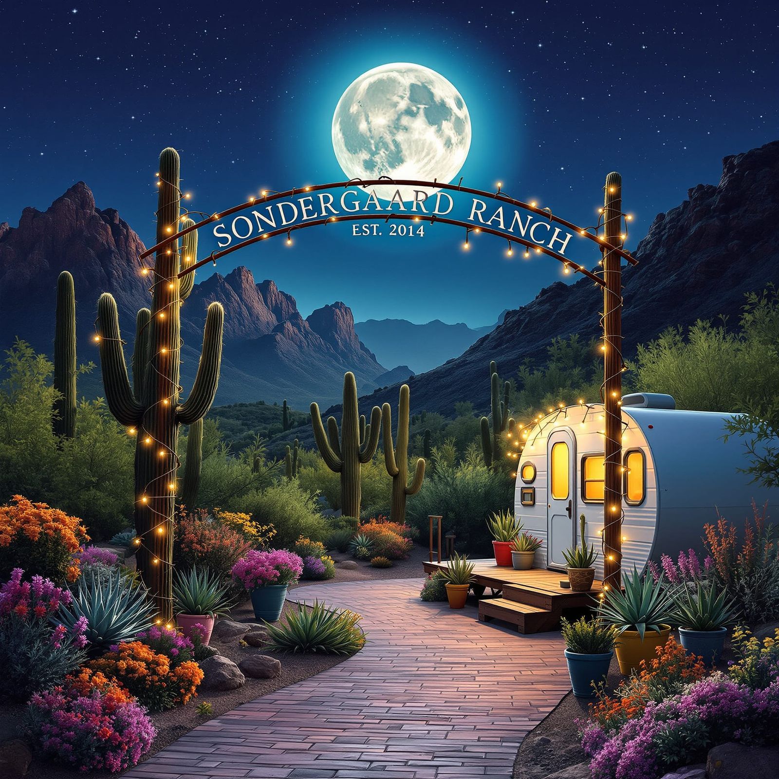 Magical Desert Night at SONDERGAARD RANCH