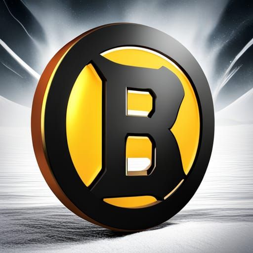Boston Bruins Logo Detailed Matte Painting