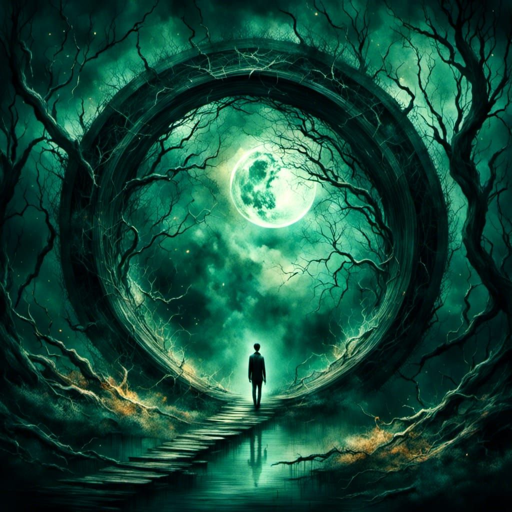 Mysterious Portal to a Surreal Trippy Dimension