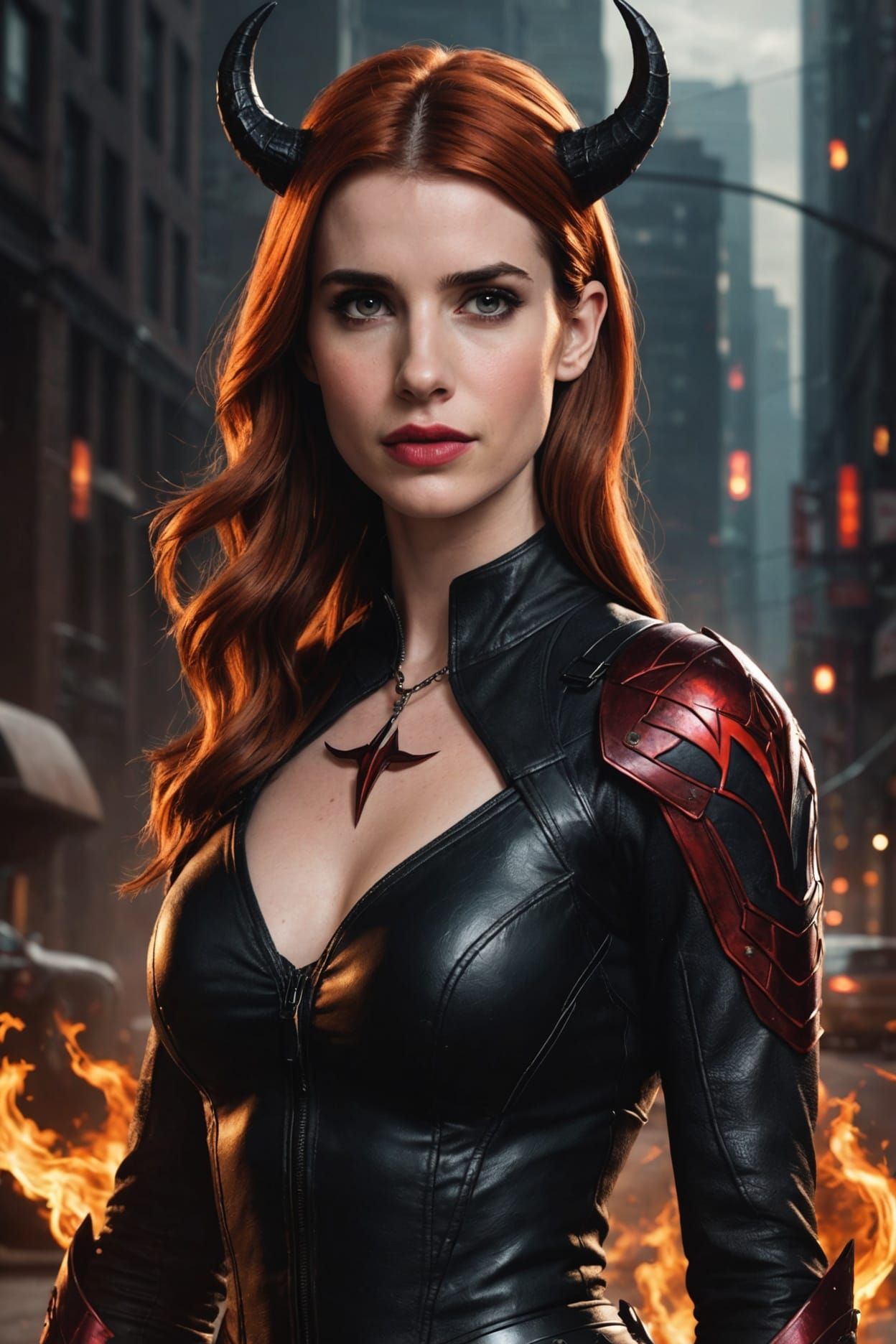 Satana Hellstrom: Cinematic Marvel Anti-Heroine Portrait