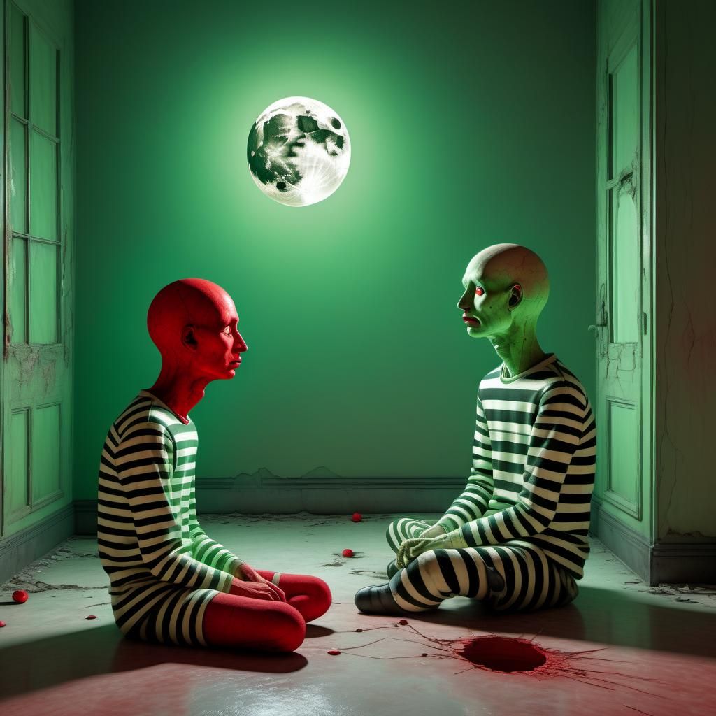 generate a high-definition hyperrealistic photo, monochrome ...