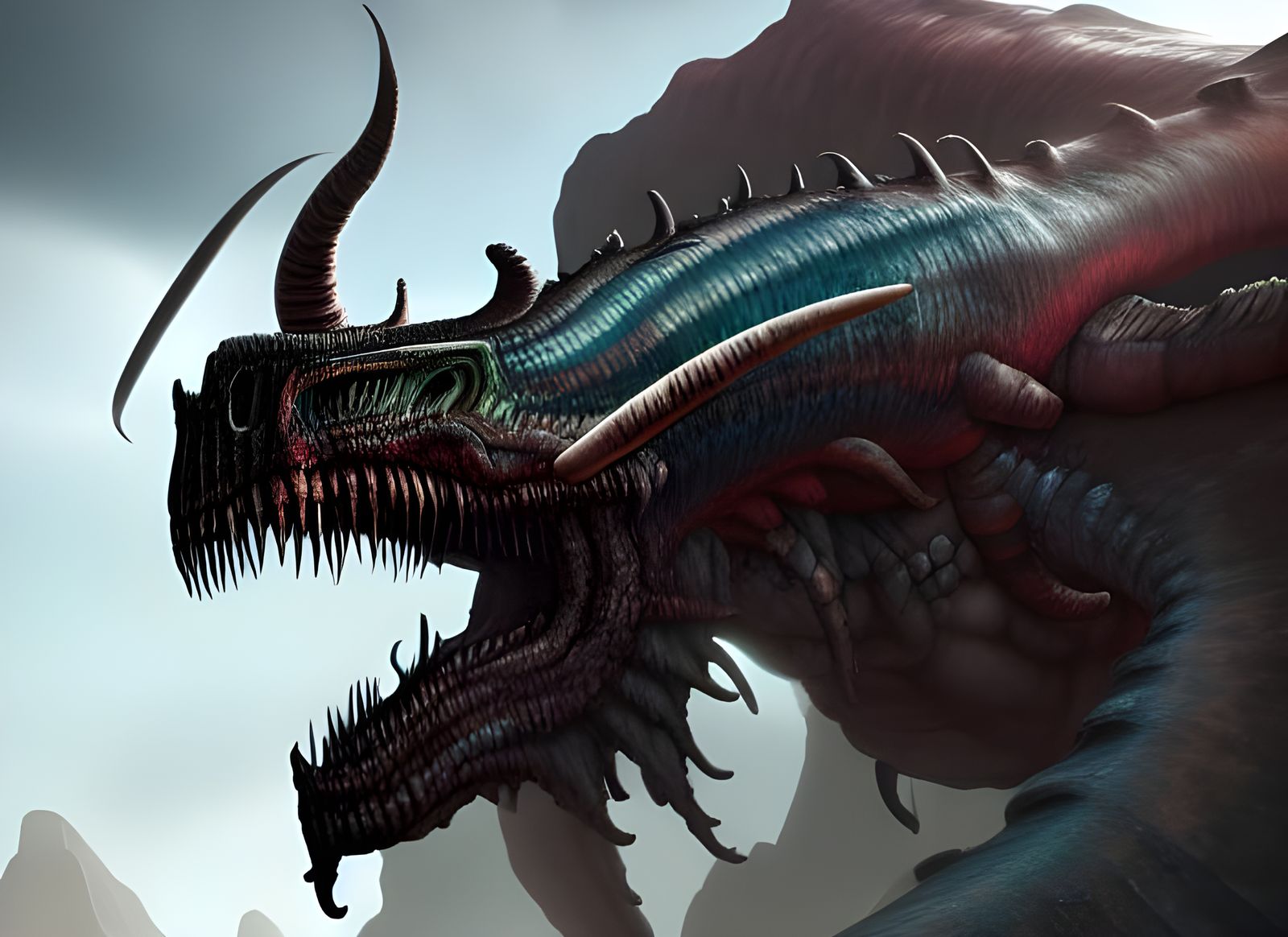 Pan Surviving Typhon in Photorealistic Detail