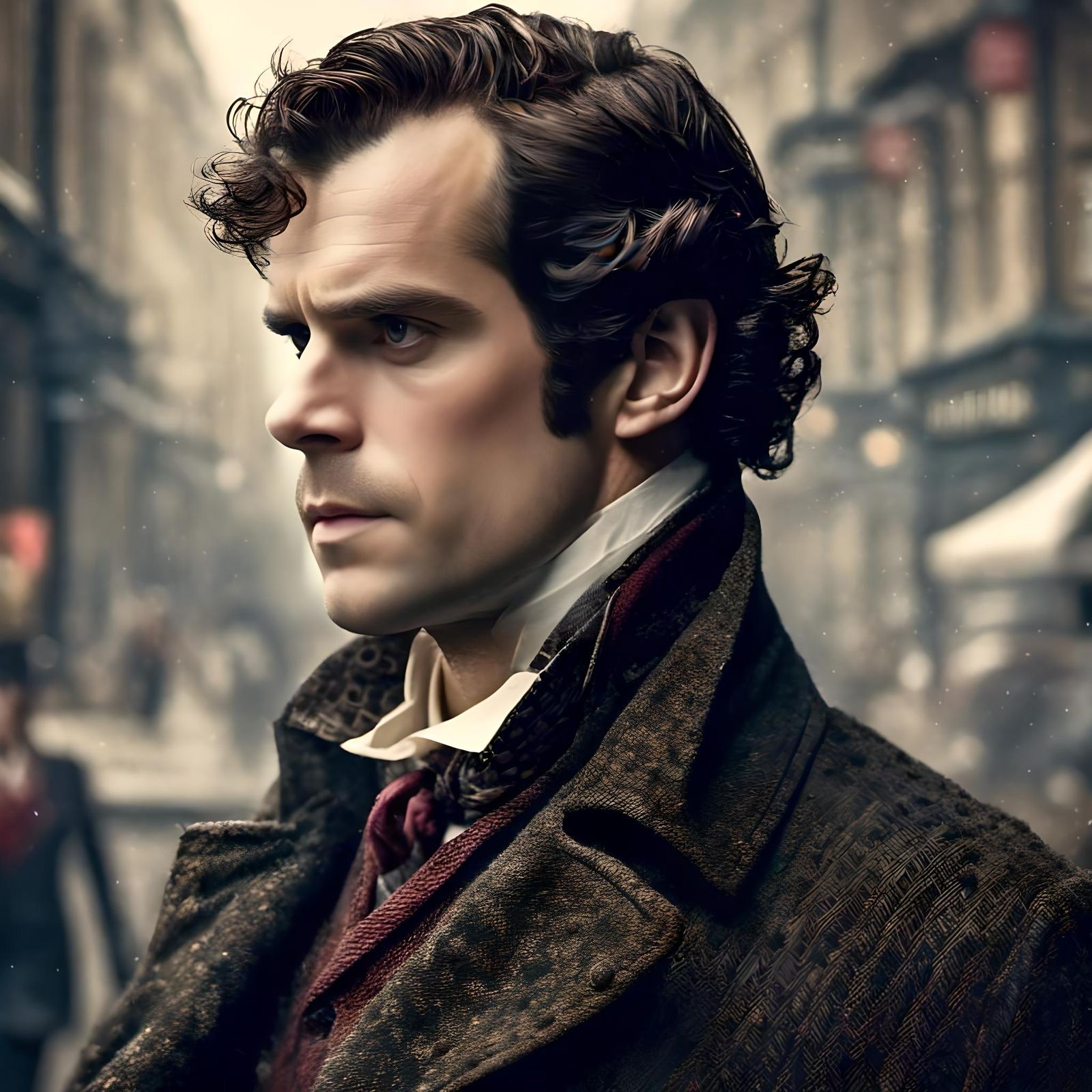 <lora:NC Hyperreal:1.0> A a gigantic large sized  profile ph...