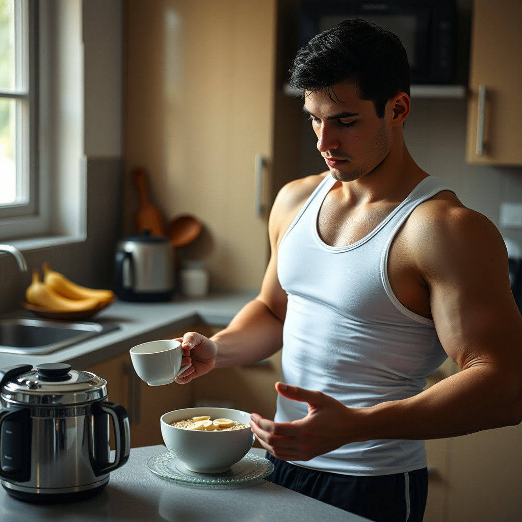 Italian Swimmer's Pre-Competition Breakfast: Cinematic Film ...