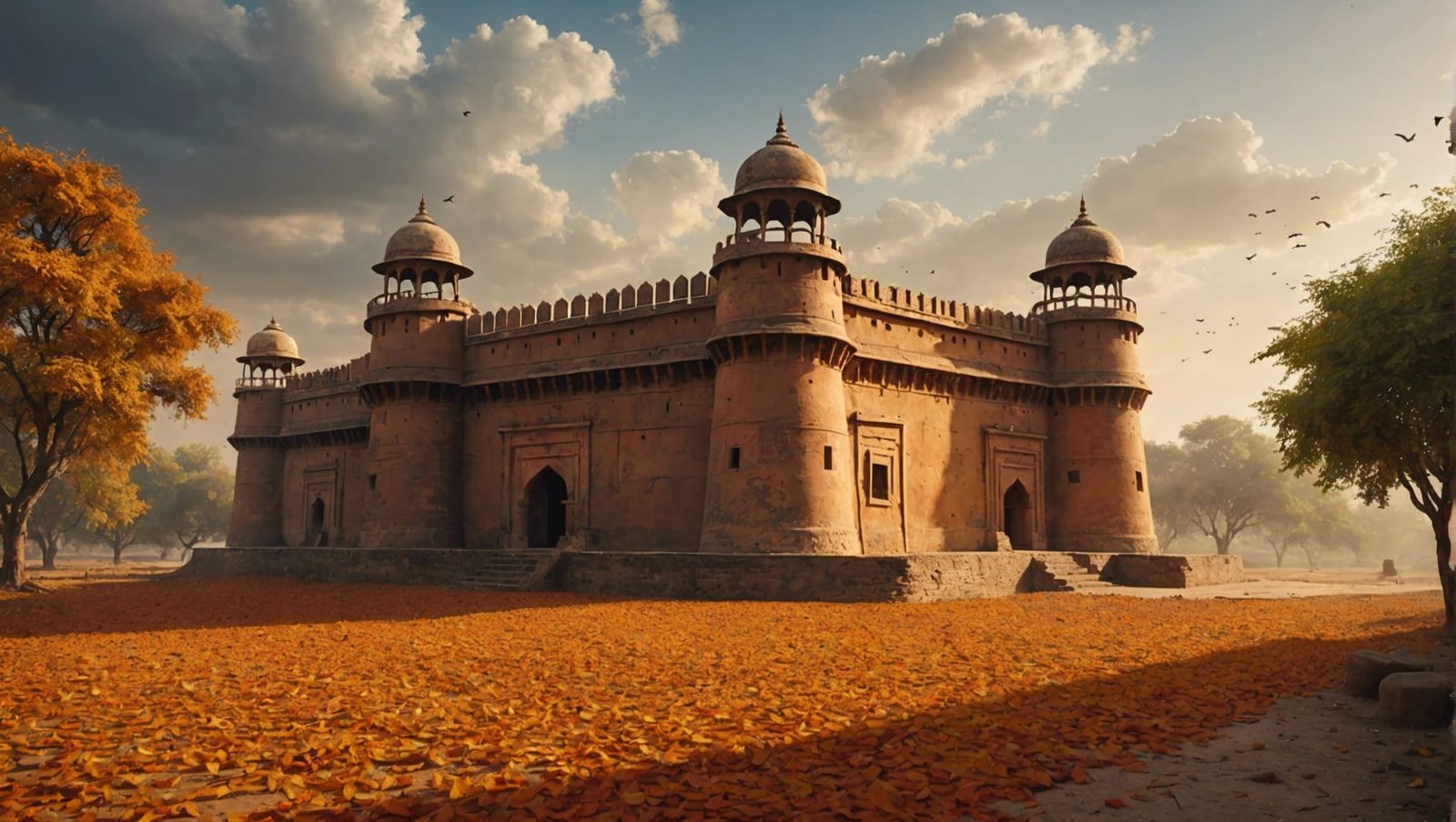 Rajasthani Fort In Autumn Season. - [Pt. 2].