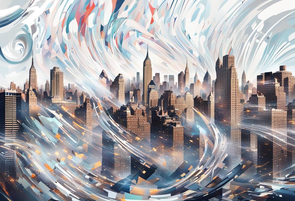 NYC: Visions of Empowerment in Abstract Vector Art