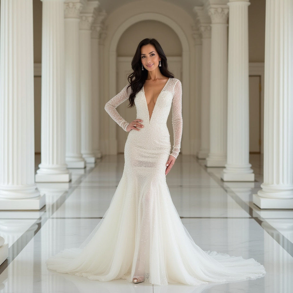 Elegant Woman in Luxurious Setting