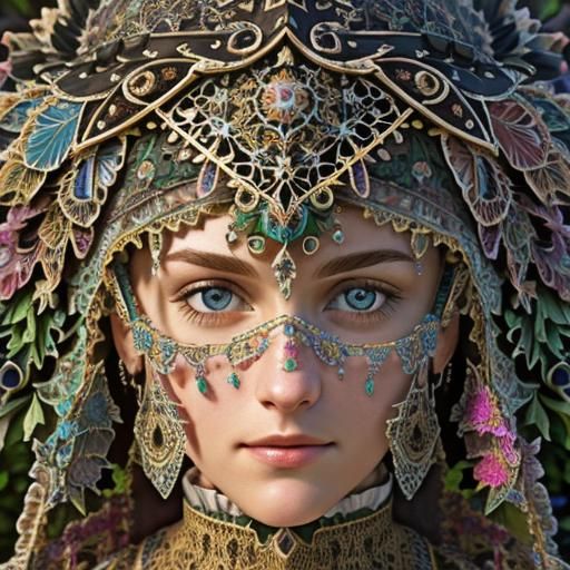 Colorful Fractal Art: Julia Mandelbrot Set