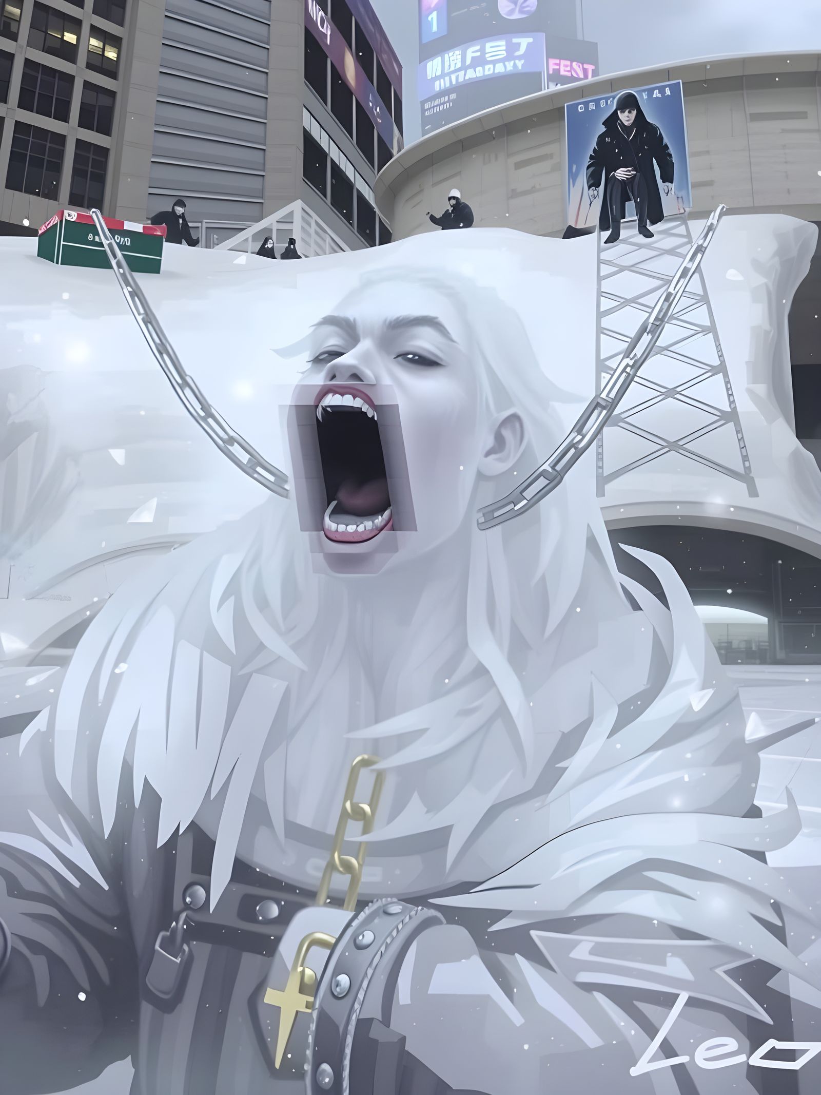 AI Image of Frosty the Dope Man