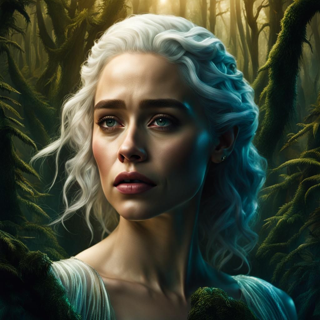 Emilia Clarke as Mythical Forest Creature