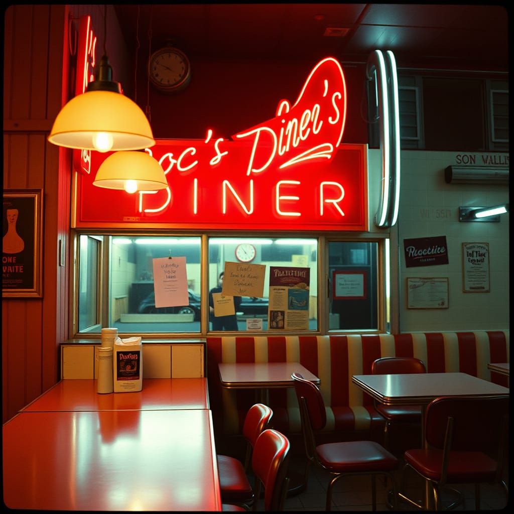 1950s Style Ad for Doc's Diner