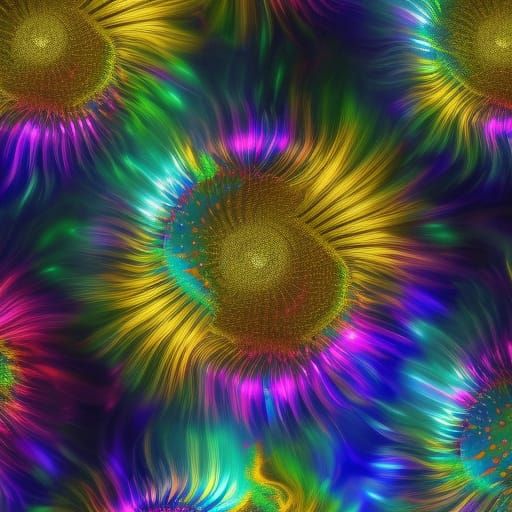 Illuminated Maelstrom in Vivid Digital Fantasy Art